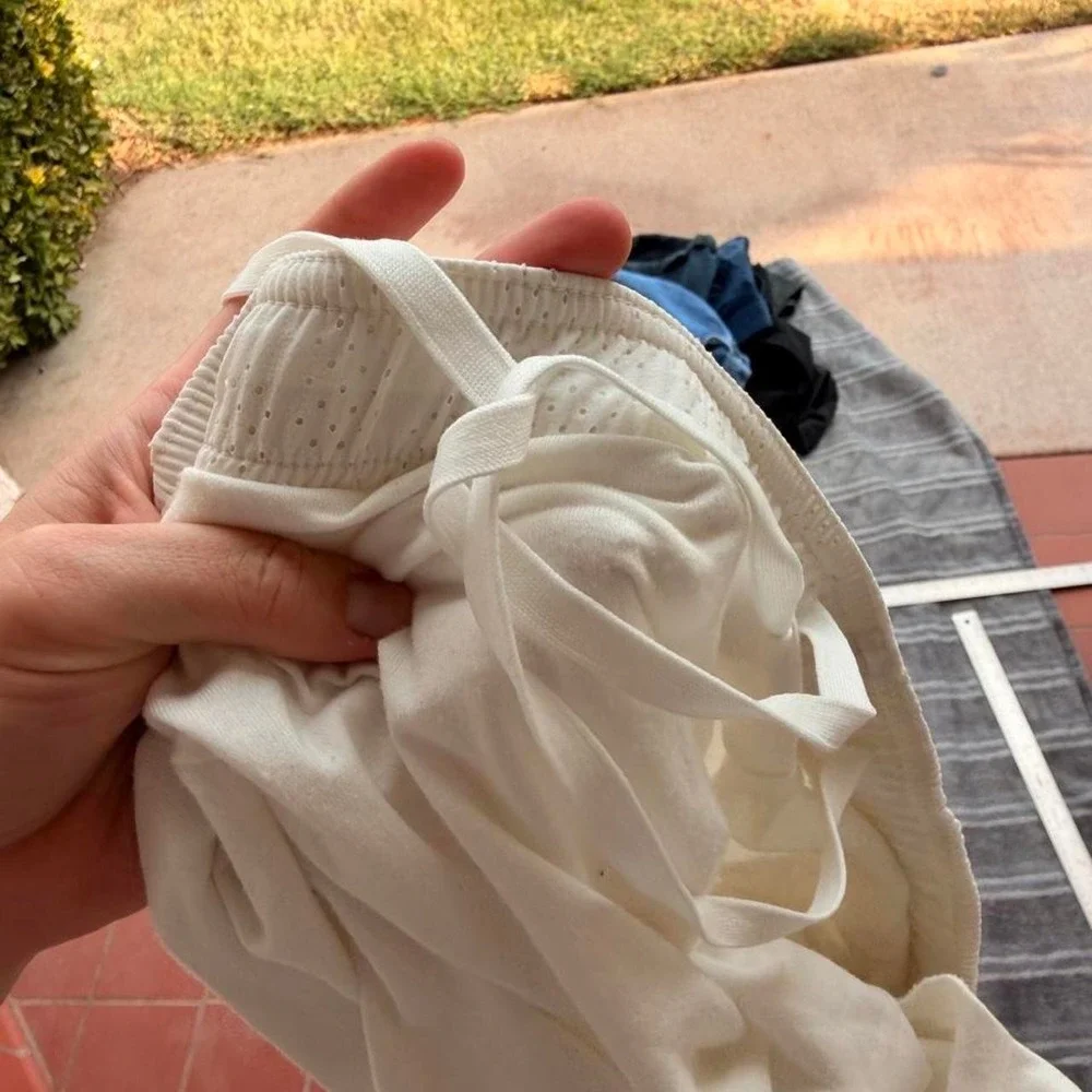 White Hall of Fame running shorts